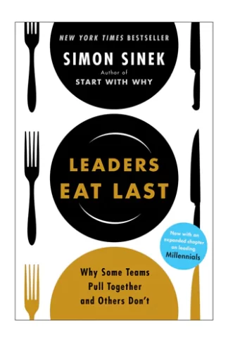 Leaders Eat Last by Simon Sinek explores the essence of great leadership and the profound impact it has on teams and organizations. Sinek highlights how leaders who prioritize the well-being of their people foster a culture of trust, cooperation, and loyalty. Drawing from examples in business, the military, and beyond, the book explains the importance of creating environments where individuals feel safe, valued, and inspired to contribute their best. With actionable insights, Leaders Eat Last challenges readers to embrace servant leadership, demonstrating that when leaders care for their teams, success naturally follows.
