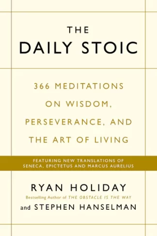 The Daily Stoic by Ryan Holiday and Stephen Hanselman is a transformative guide offering 366 meditations inspired by ancient Stoic philosophers like Marcus Aurelius, Seneca, and Epictetus. Each daily entry combines a powerful quote with insightful commentary and practical advice, making Stoicism accessible and relevant for modern life. This book teaches timeless principles of resilience, perseverance, and self-control, helping readers navigate challenges with clarity and purpose. Whether used as a daily devotional or a source of philosophical reflection, The Daily Stoic provides invaluable wisdom for those seeking a meaningful and well-lived life